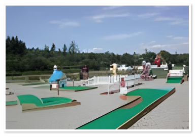our 18 hole putt-putt course