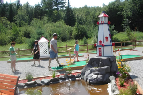 our 18 hole putt-putt course